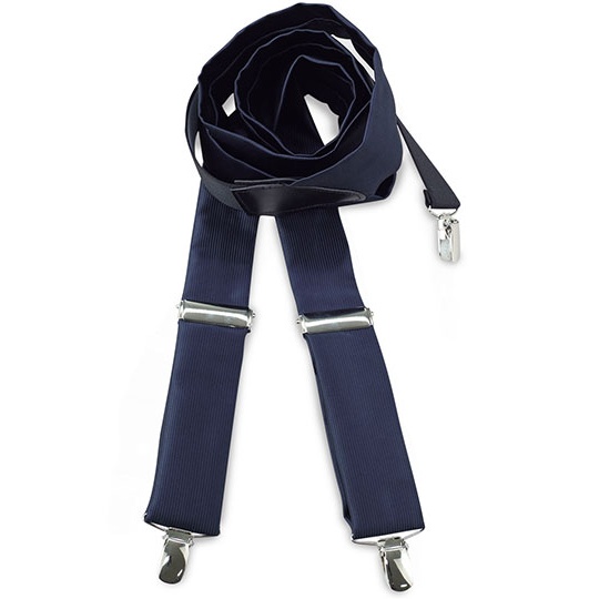 Szelki Regulowane Materialowe 3,5 cm CGW1511 - Navy