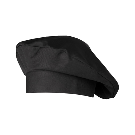 Czapka Kucharska Poliester Bawelna CGW180 - Black