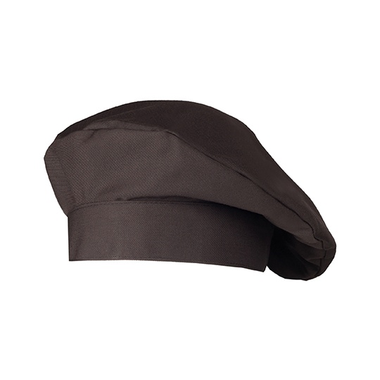 Czapka Kucharska Poliester Bawelna CGW180 - Chocolate