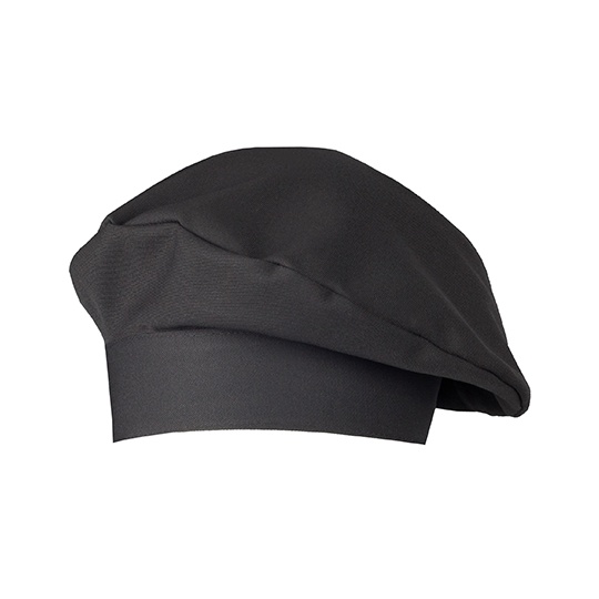Czapka Kucharska Poliester Bawelna CGW180 - Raven