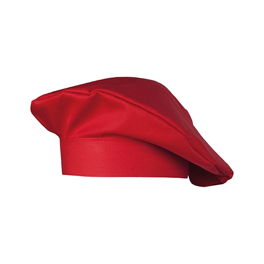 Czapka Kucharska Poliester Bawelna CGW180 - Red