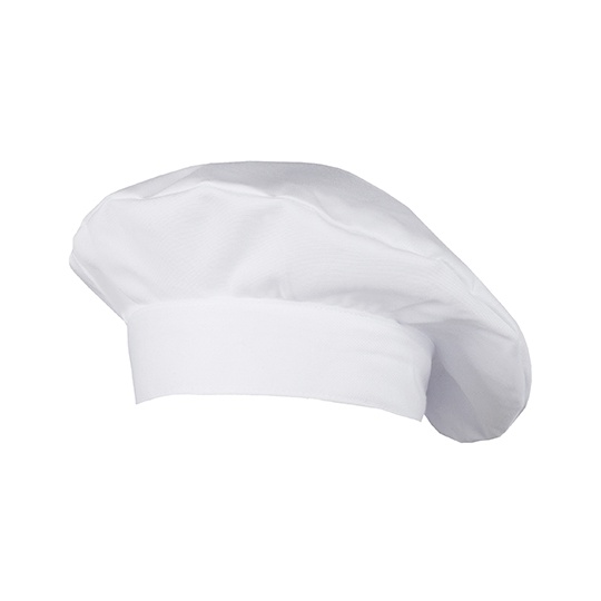 Czapka Kucharska Poliester Bawelna CGW180 - White