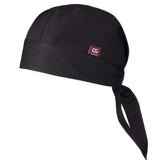 Czapka Bandana Poliester Bawełna CGW185 - Black
