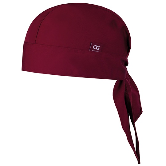 Czapka Bandana Poliester Bawelna CGW185 - Cherry