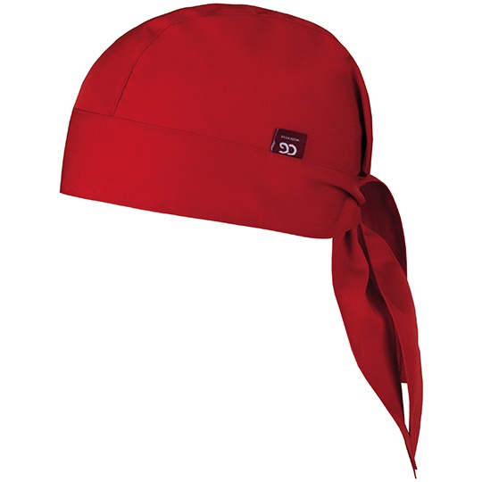 Czapka Bandana Poliester Bawelna CGW185 - Red