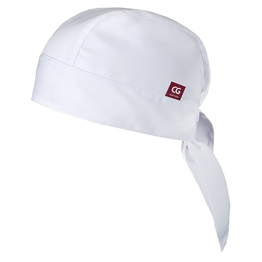 Czapka Bandana Poliester Bawelna CGW185 - White