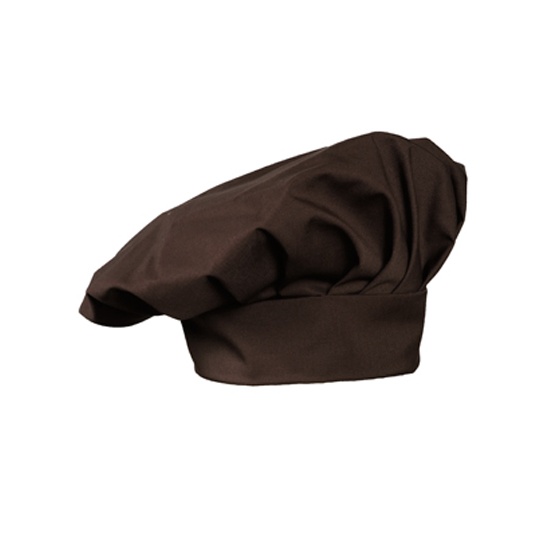 Czapka Kucharska Poliester Bawelna CGW3200 - Chocolate