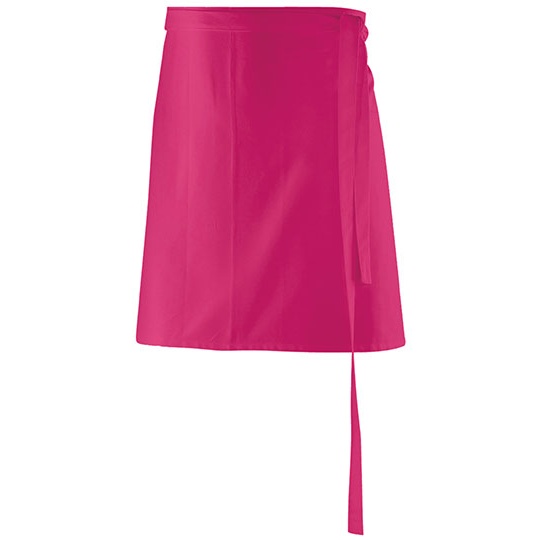 Fartuch Krótki Poliester Bawełna EX100 - Hot Pink