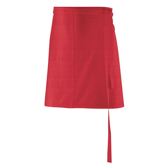 Fartuch Krotki Poliester Bawelna EX100 - Red