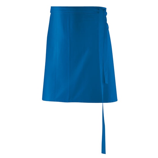 Fartuch Krotki Poliester Bawelna EX100 - Royal Blue