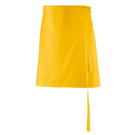 Fartuch Krótki Poliester Bawełna EX100 - Yellow