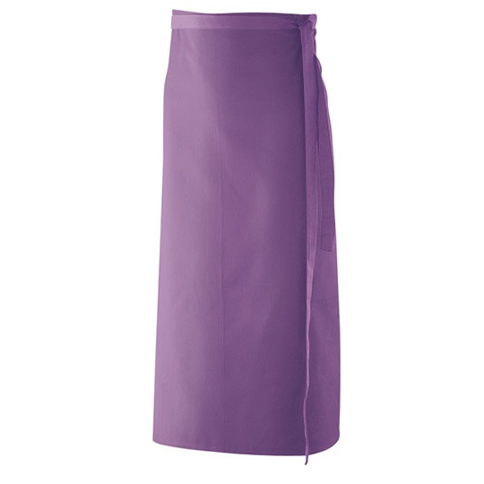 Fartuch z regulacja paskow poliester bawelna EX102 - Purple