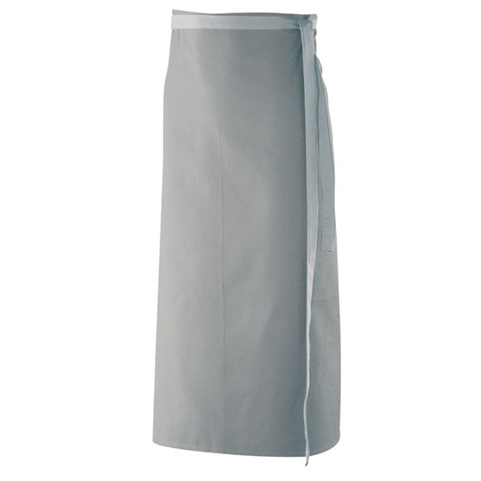 Fartuch z regulacja paskow poliester bawelna EX102 - Silver Grey