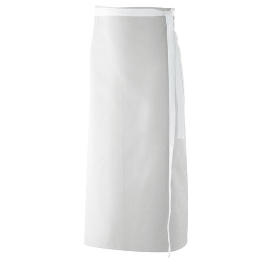 Fartuch z regulacja paskow poliester bawelna EX102 - White