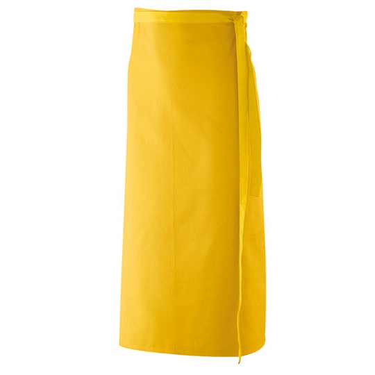 Fartuch z regulacja paskow poliester bawelna EX102 - Yellow