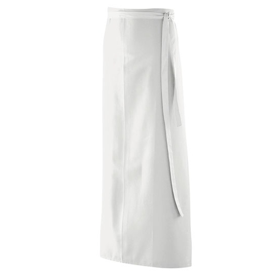 Fartuch Dlugi Poliester Bawelna EX103 - White