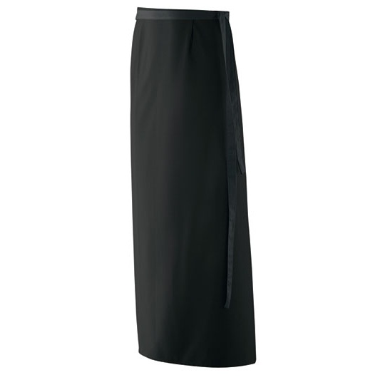 Fartuch Dlugi Bardzo Szeroki Poliester Bawelna EX117 - Black