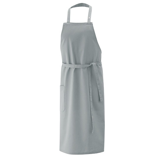 Fartuch Dlugi Poliester Bawelna EX141 - Silver Grey