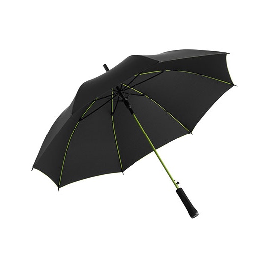 Parasol Automatyczny Wiatroodporny Recykling FA1084 - Black & Lime