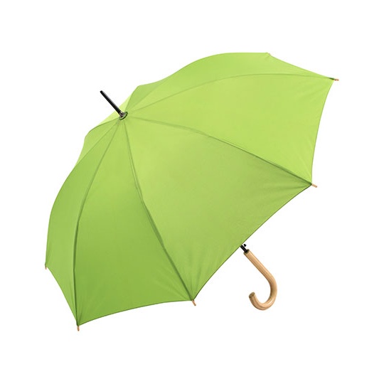Parasol automatyczny z drewniana raczka FA1134WS - Lime