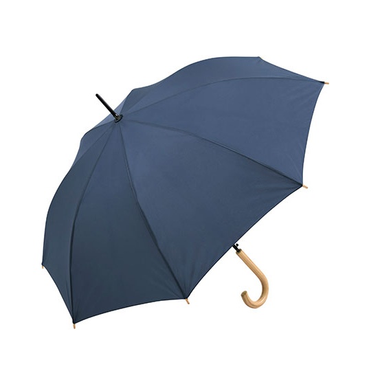 Parasol automatyczny z drewniana raczka FA1134WS - Navy Blue