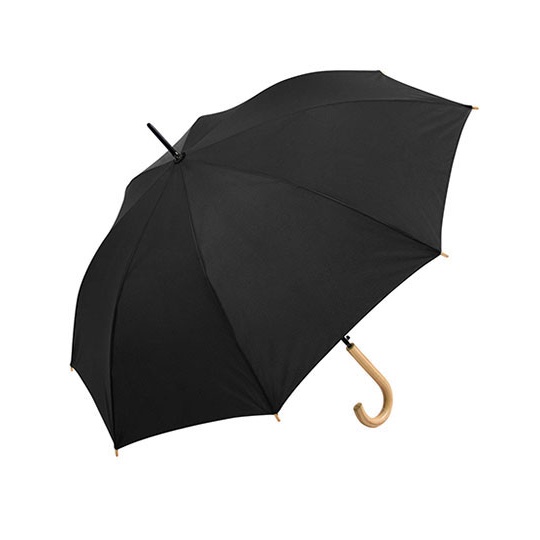 Parasol automatyczny z drewniana raczka FA1134WS - Black