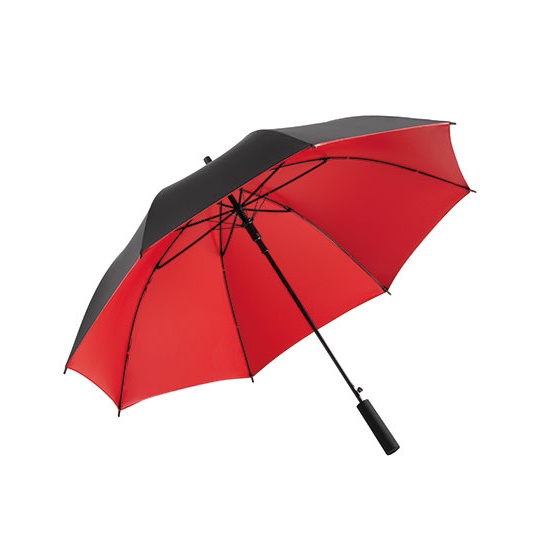 Parasol Automatyczny Dwukolorowy Odporny na Wiatr Ochrona UV FA1159 - Black & Red