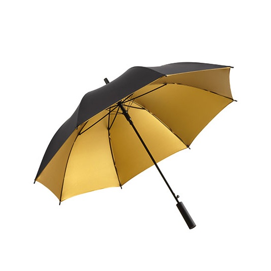 Parasol Automatyczny Dwukolorowy Odporny na Wiatr Ochrona UV FA1159 - Black & Gold