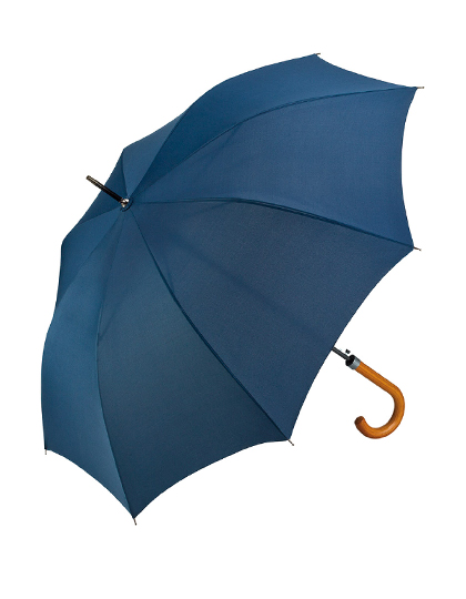 Parasol automatyczny wiatroodporny z drewnianą rączką FA1162 - Navy Blue