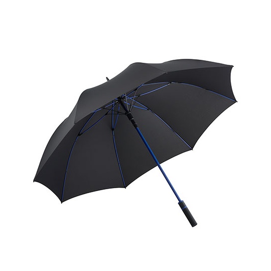 Parasol Automatyczny Recyklingowany Poliester waterSAVE FA2384 - Black & Euro Blue