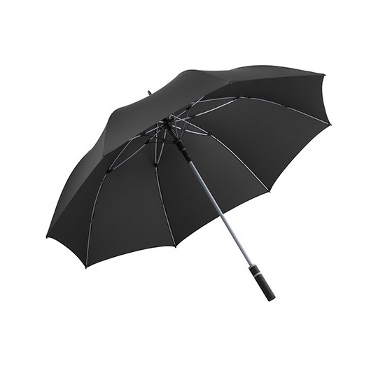 Parasol Automatyczny Recyklingowany Poliester waterSAVE FA2384 - Black & Grey