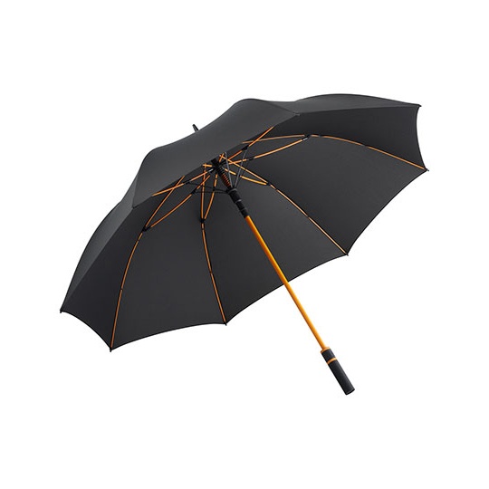 Parasol Automatyczny Recyklingowany Poliester waterSAVE FA2384 - Black & Orange