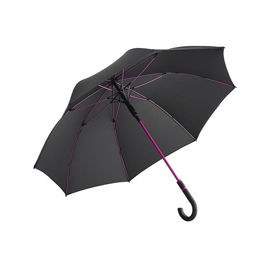 Parasol Automatyczny Odporny na Wiatr FA4784 - Black & Magenta