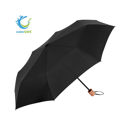 Parasol Kieszonkowy waterSAVE z Recyklingu FA5029WS - Black