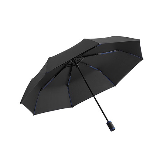 Parasol kieszonkowy FA5084 - Black & Euro Blue