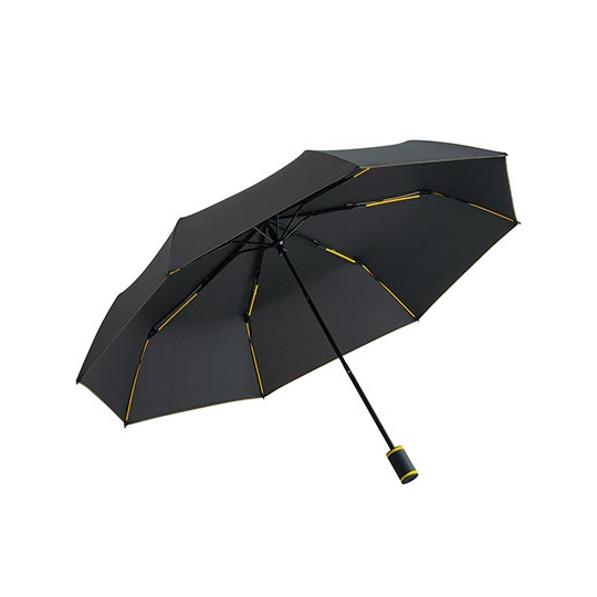 Parasol kieszonkowy FA5084 - Black & Yellow
