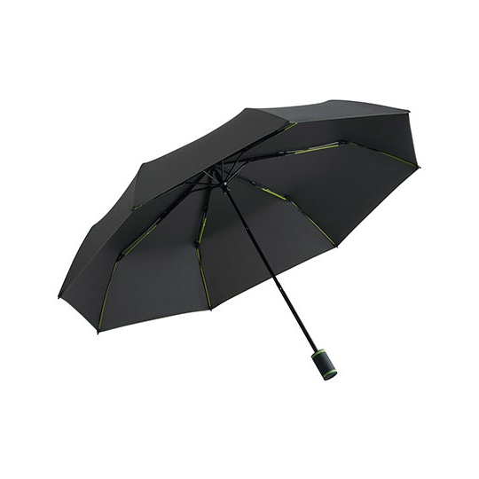 Parasol kieszonkowy FA5084 - Black & Lime