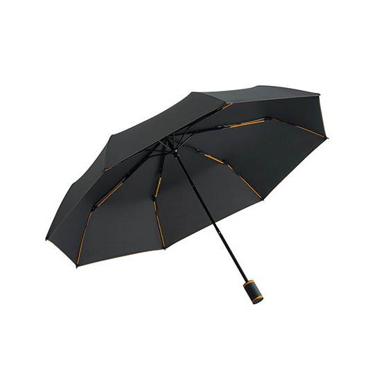 Parasol kieszonkowy FA5084 - Black & Orange