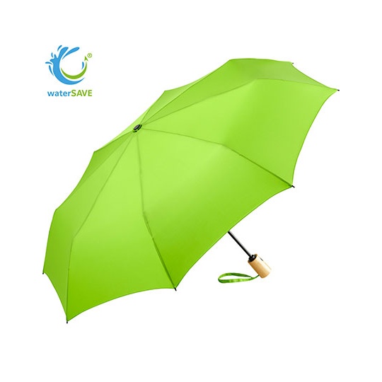 Parasol automatyczny z bambusowa raczka FA5429WS - Lime