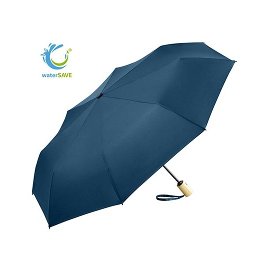 Parasol automatyczny z bambusowa raczka FA5429WS - Navy Blue