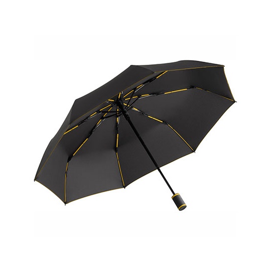 Parasol Kieszonkowy Automatyczny FA5484 - Black & Yellow