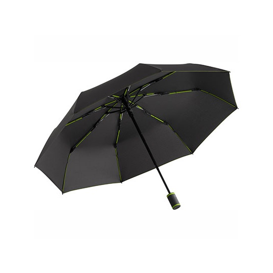 Parasol kieszonkowy automatyczny FA5484 - Black & Lime