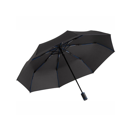 Parasol kieszonkowy automatyczny FA5484 - Black & Navy Blue