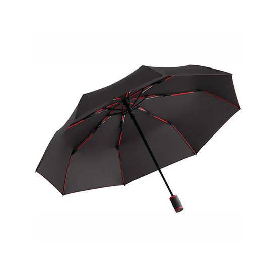 Parasol kieszonkowy automatyczny FA5484 - Black & Red
