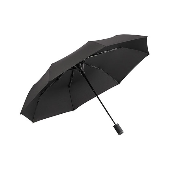 Parasol Kieszonkowy Automatyczny Odporny na Wiatr FA5584 - Black & Grey