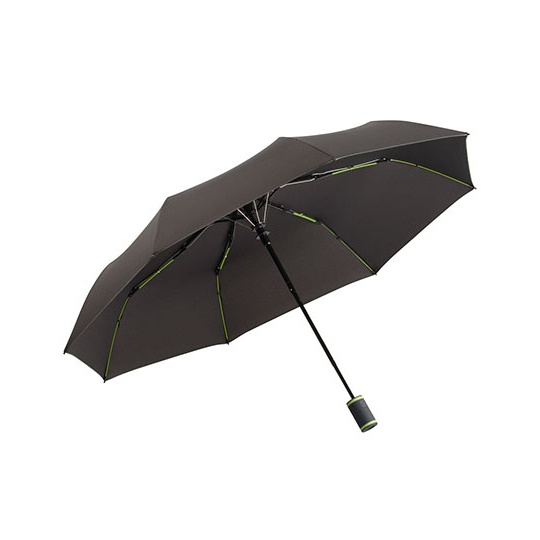 Parasol Kieszonkowy Automatyczny Odporny na Wiatr FA5584 - Black & Lime