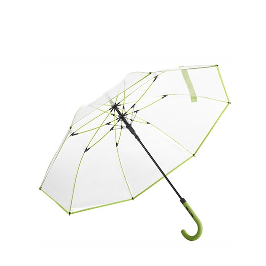 Parasol Automatyczny Elastyczny Przezroczysty FA7112 - Transparent & Lime