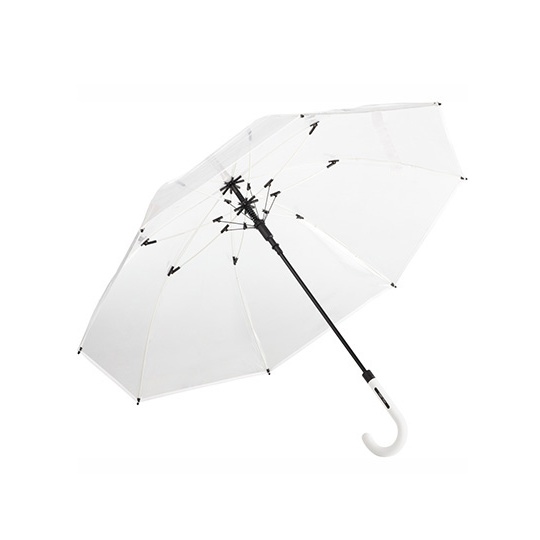 Parasol automatyczny elastyczny FA7112 - Transparent & White