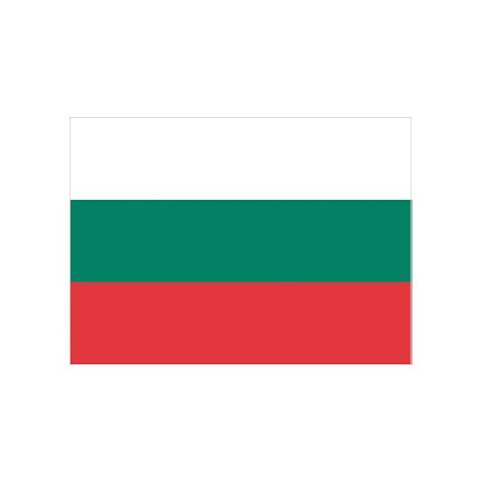 Flaga z metalowymi oczkami FLAGBG - Bulgaria