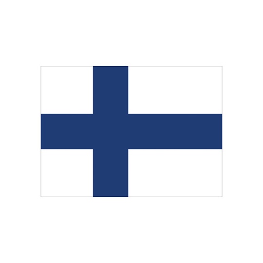 Flaga FLAGFI Finlandii z metalowymi oczkami - Finland